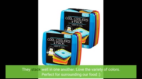 See Review: Cool Coolers by Fit + Fresh, Reusable & Long-Lasting Slim Ice Packs, Perfect Additi...