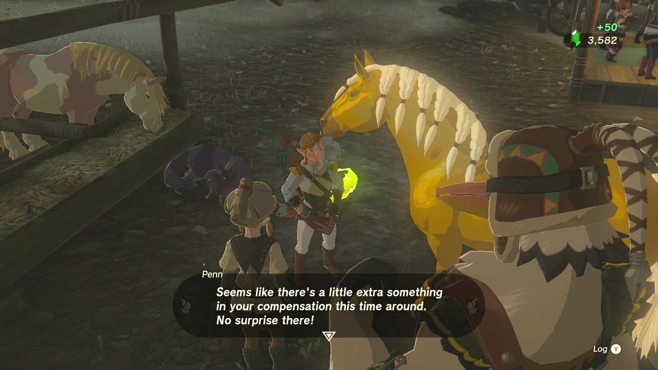 ZELDA GOLDEN HORSE