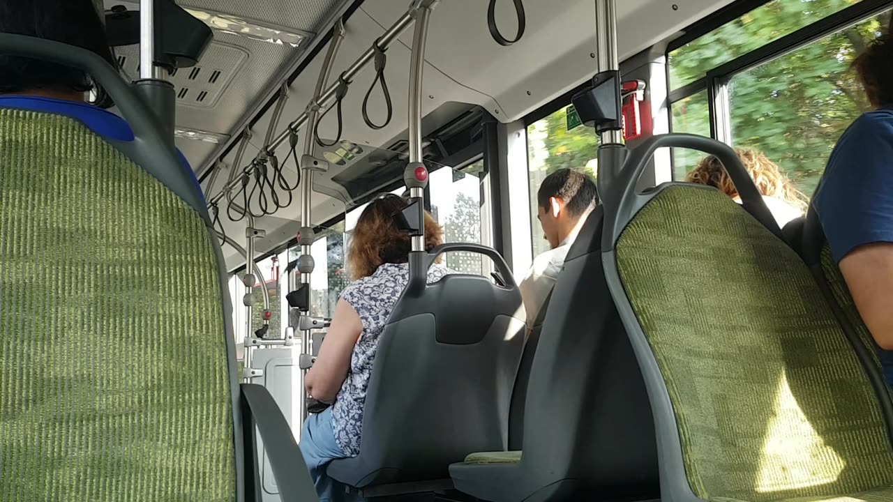 Riding the bus in Bucharest