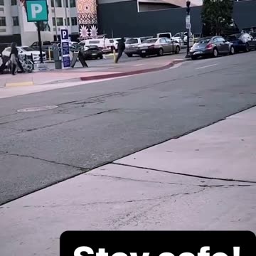 West Hollywood: Homeless guys was in the middle of the street blocking traffic...