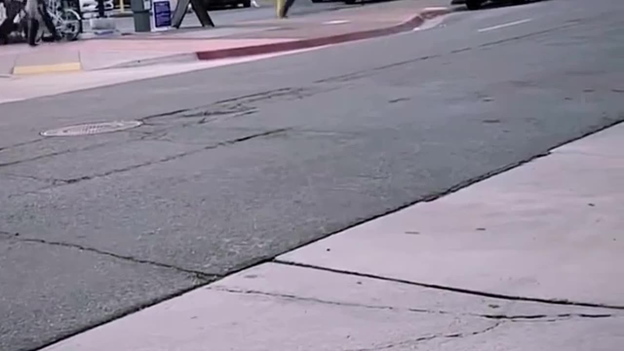West Hollywood: Homeless guys was in the middle of the street blocking traffic...