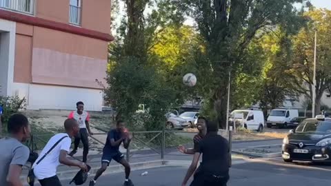 Epic Juggling Session Between Friends