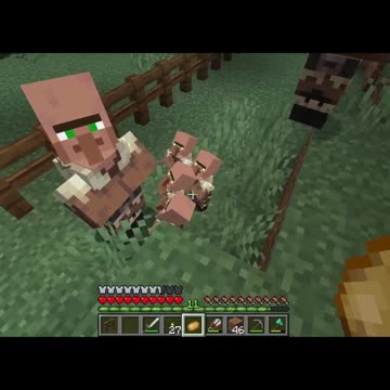 Silly Little Villagers Part 2 #shorts #youtubrshorts #minecraft #minecraftshorts #silly