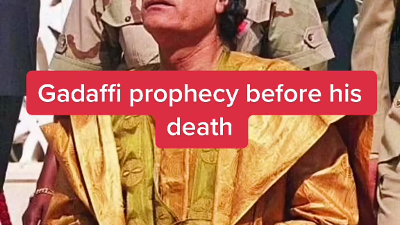 How Gaddafi Was Made To Look Bad