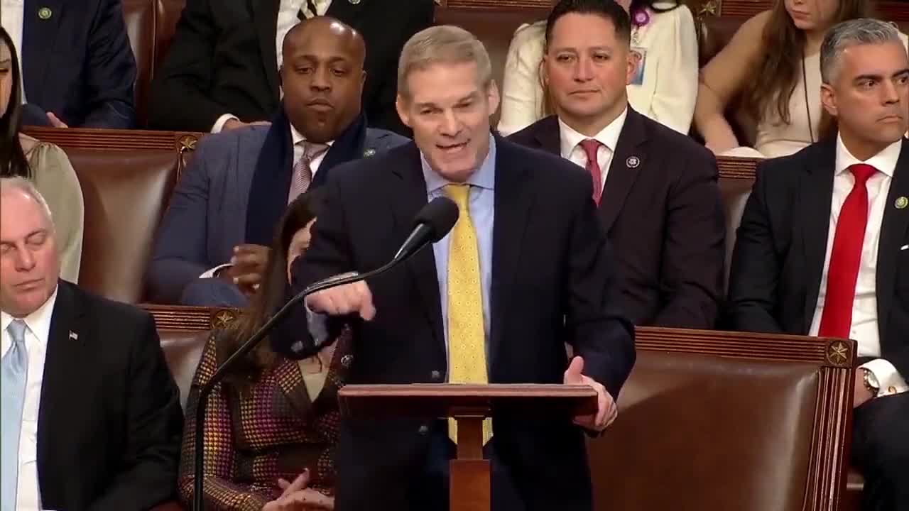 Jim Jordan Gives Legendary Speech On House Floor