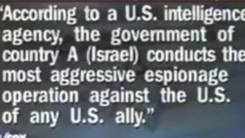 Isrseli Espionage on U.S. Ally