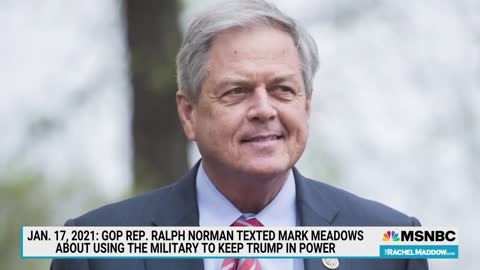 GOP Rep. Ralph Norman Called For Military Takeover To Keep Trump In Power: Report