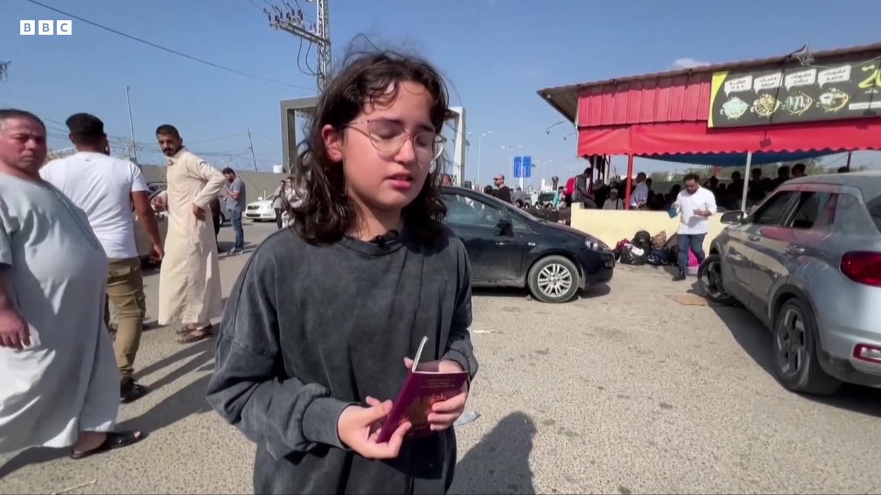 'I just find bombs, dead people... it's really scary' - British-Palestinian girl in Gaza