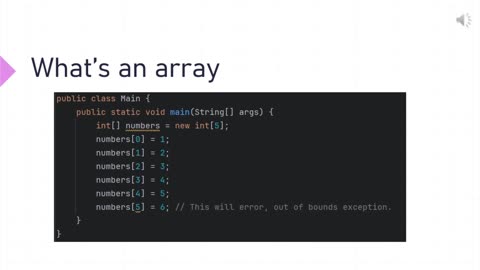 What's An Array?