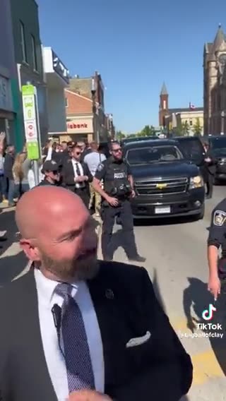 Trudeau feeling the love everywhere he goes.