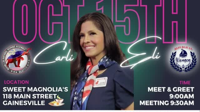 RWH Meeting Oct.15, 2022 with Carli Eli, Chairwoman Republican National Hispanic Assembly of GA