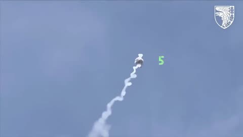 Ukrainian SAM Destroys Several Russian Drones