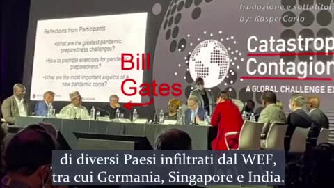 "CATASTROPHIC CONTAGION". L'EUGENETISTA BILL GATES PRENDE DI MIRA GIOVANI E BAMBINI!