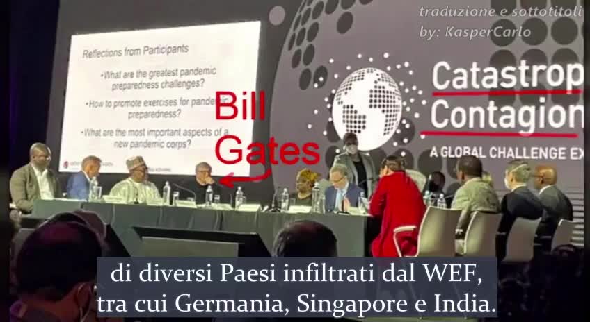 "CATASTROPHIC CONTAGION". L'EUGENETISTA BILL GATES PRENDE DI MIRA GIOVANI E BAMBINI!