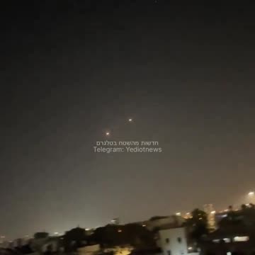 Footage purports to show dozens of interceptions by the Israeli 'Iron Dome'