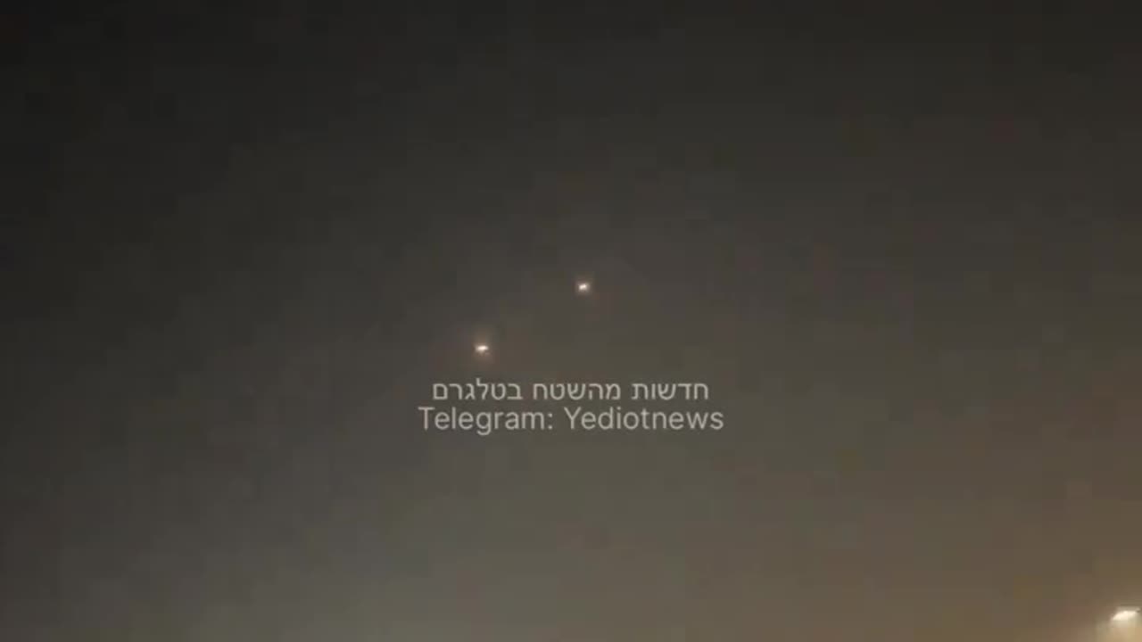 Footage purports to show dozens of interceptions by the Israeli 'Iron Dome'