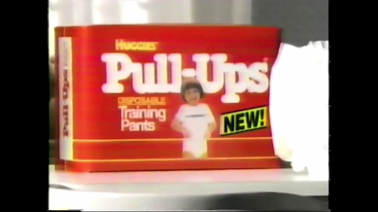 Huggies Pull Ups Diapers Commercial (1989)