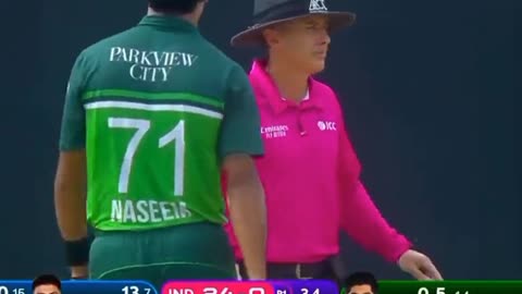 Naseem shah has brilliant bowling