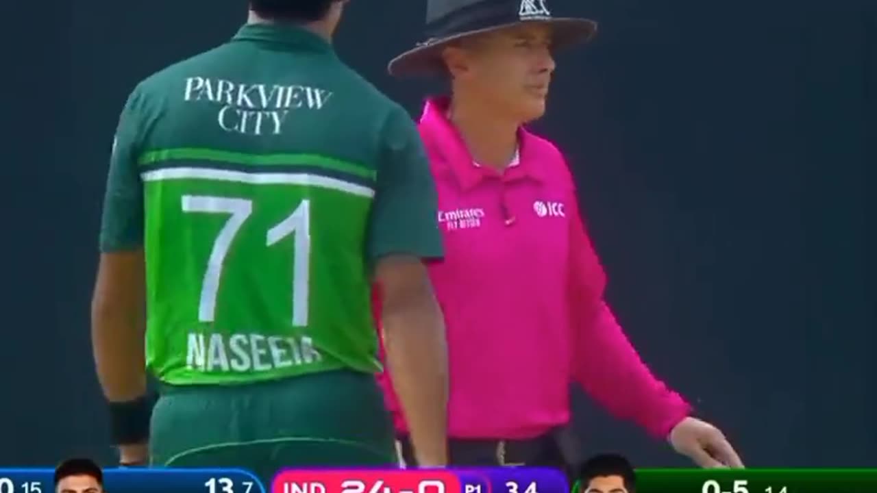 Naseem shah has brilliant bowling