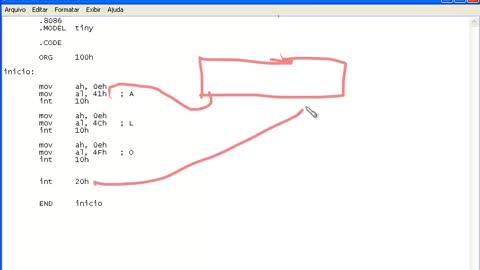Linguagem Assebly - Hello World