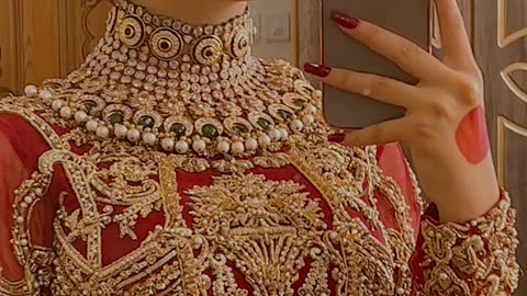 Beautiful bridal dress
