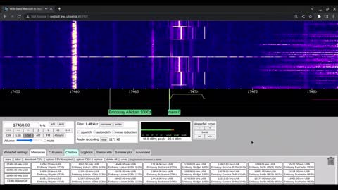 X06b 111666 25/11/2022 1110 UTC 17468/15968/13968kHz