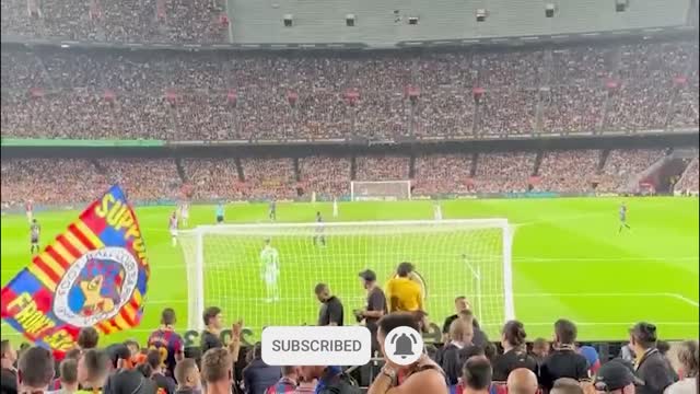 FAN VIEW - Lewandowski Great Goal vs Athletic Bilbao