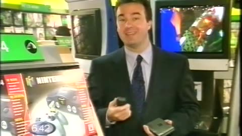 Microsoft Original XBox console launch announcement on UK TV