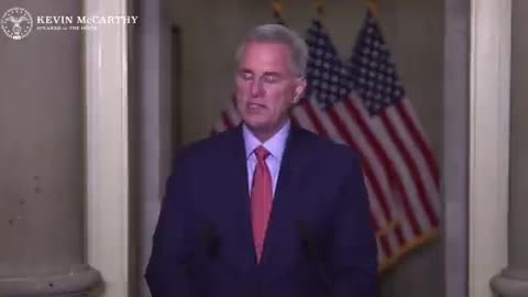 McCarthy: "A trusted FBI informant has alleged a bribe to the Biden family."