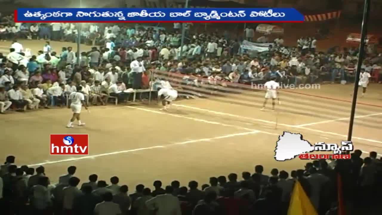 61st National Ball Badminton Tourney in Khammam District | HMTV