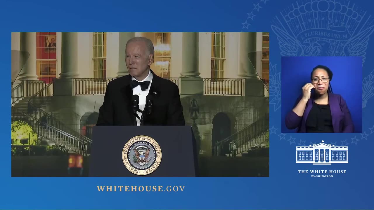 Biden praises journalists at White House Correspondents Dinner, calls for release of detainees