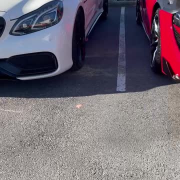 Mercedes Benz and Toyota Supra