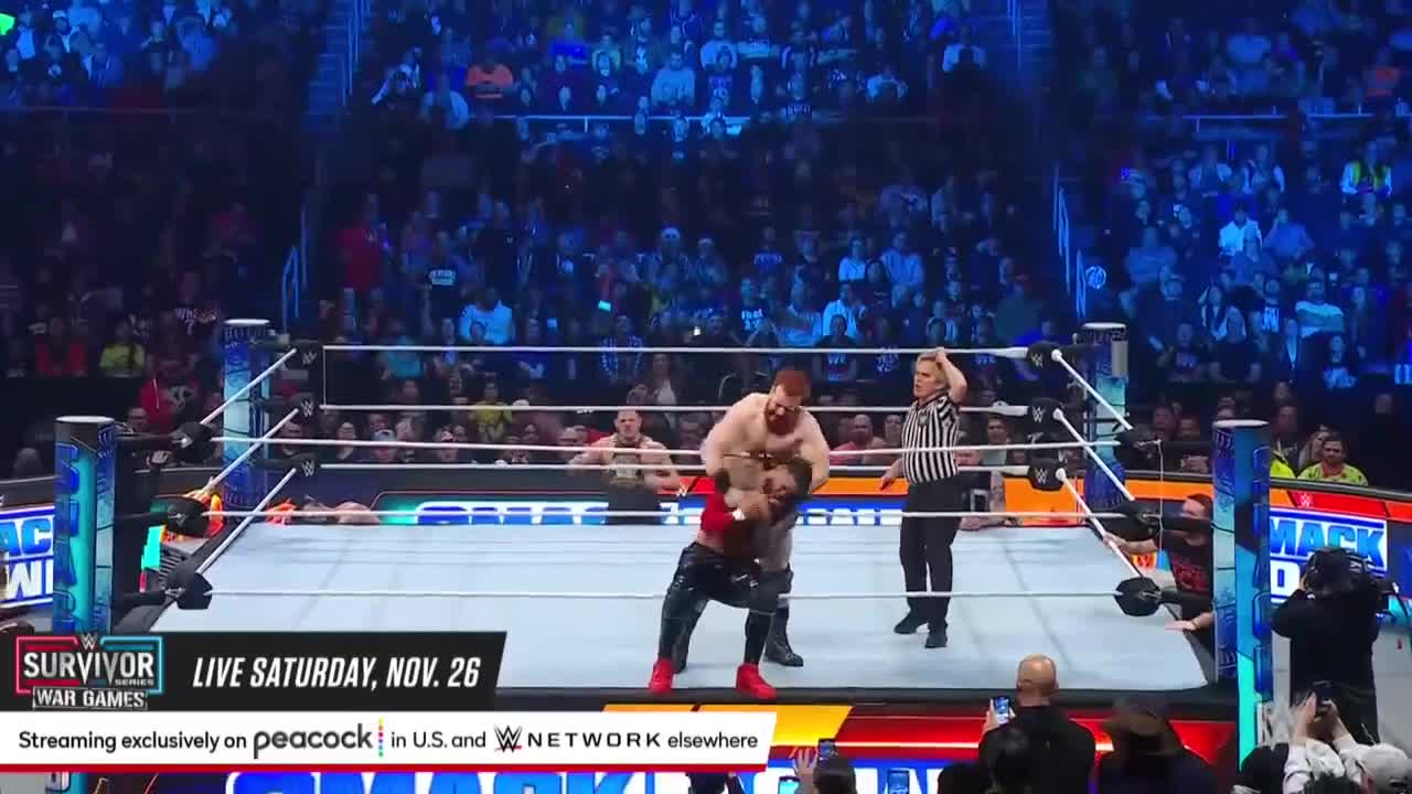 Drew McIntyre _ Sheamus vs. The Usos — WarGames Advantage Match_ SmackDown, WWE_1