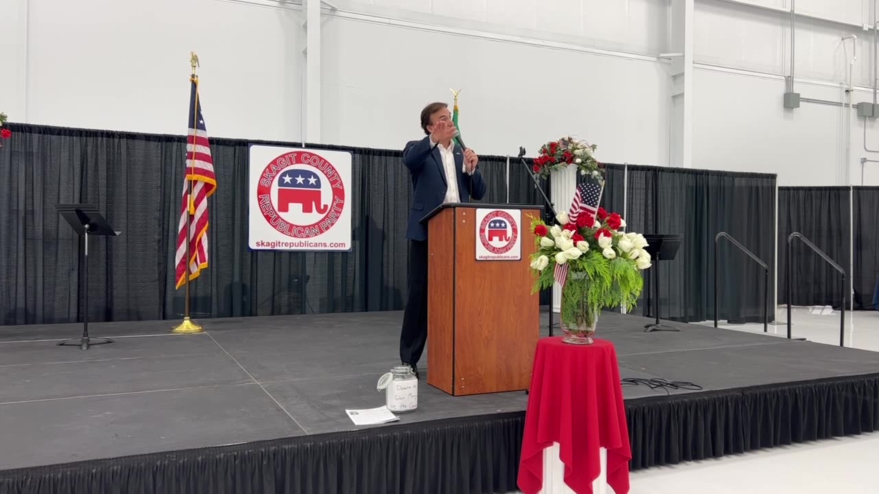 Bill Bruch gives an update on State Republican Chairman Position