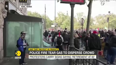 France_ Clashes broke out between police and