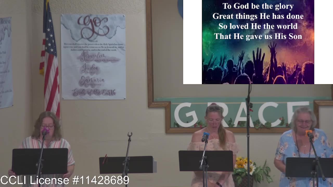 Sunday Service at Moose Creek Baptist Church 7/23/2023