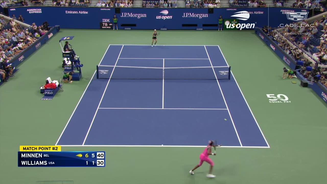 Greet Minnen vs. Venus Williams Highlights 2023 US Open Round 1