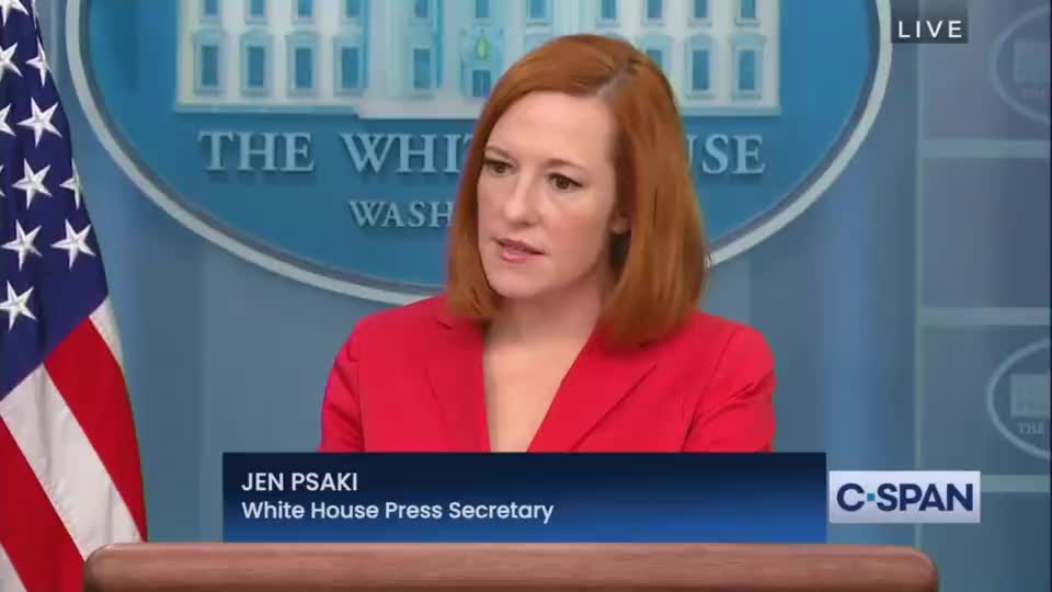 Psaki : "federal policies are not limiting the supplies of oil and gas"