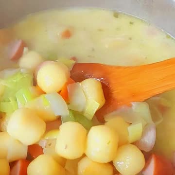 Gnocchi Italian Dumplings. Easy homemade soup to warm you this winter seasons. Mouthwatering recipe