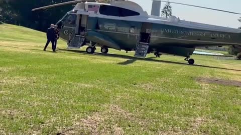 Biden Runs Away From Reporters Again, Must Be Afraid Of Armageddon Or Putin Or Something