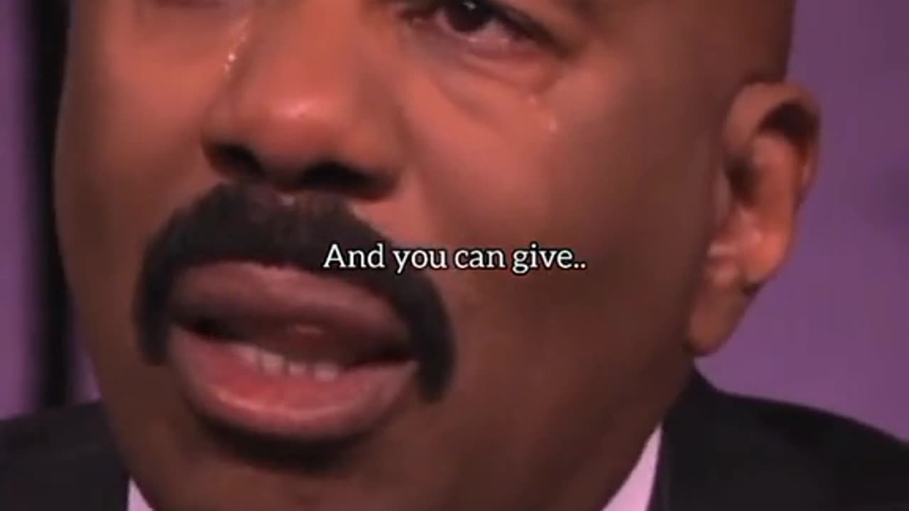 steve harvey crying