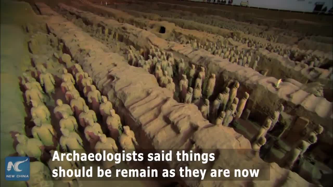 Terracotta warriors used to be colorful