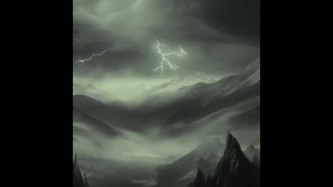 Garage roof sounds forked lightning