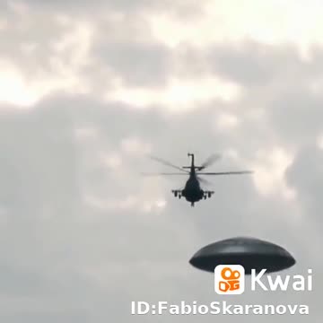 EXERCISE HELICOPTER LOADING FLYING SAUCER WATCH THE VIDEO AND SHARE