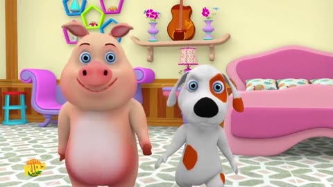 Meow Meow Billi _ Hindi Nursery Rhymes _ Hindi Song For Kids