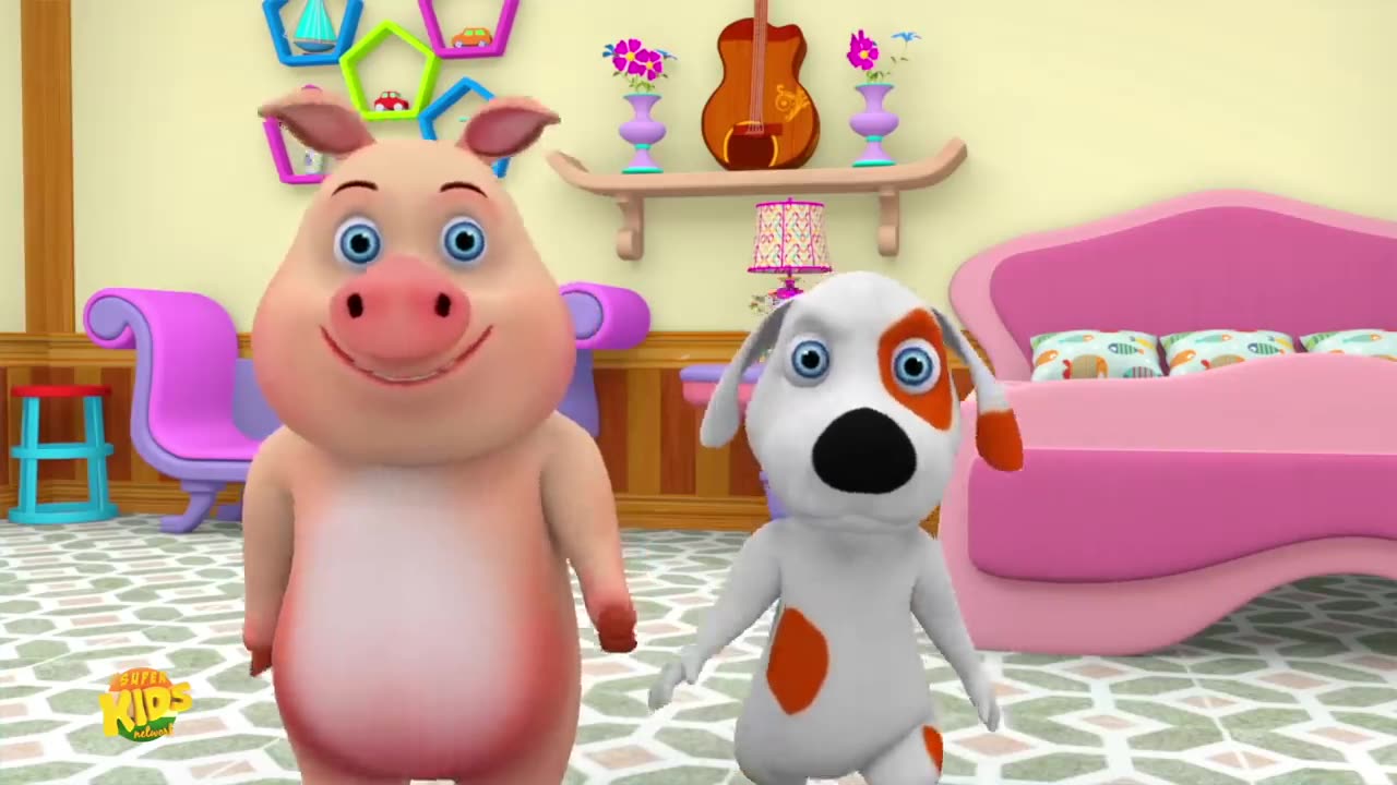 Meow Meow Billi _ Hindi Nursery Rhymes _ Hindi Song For Kids