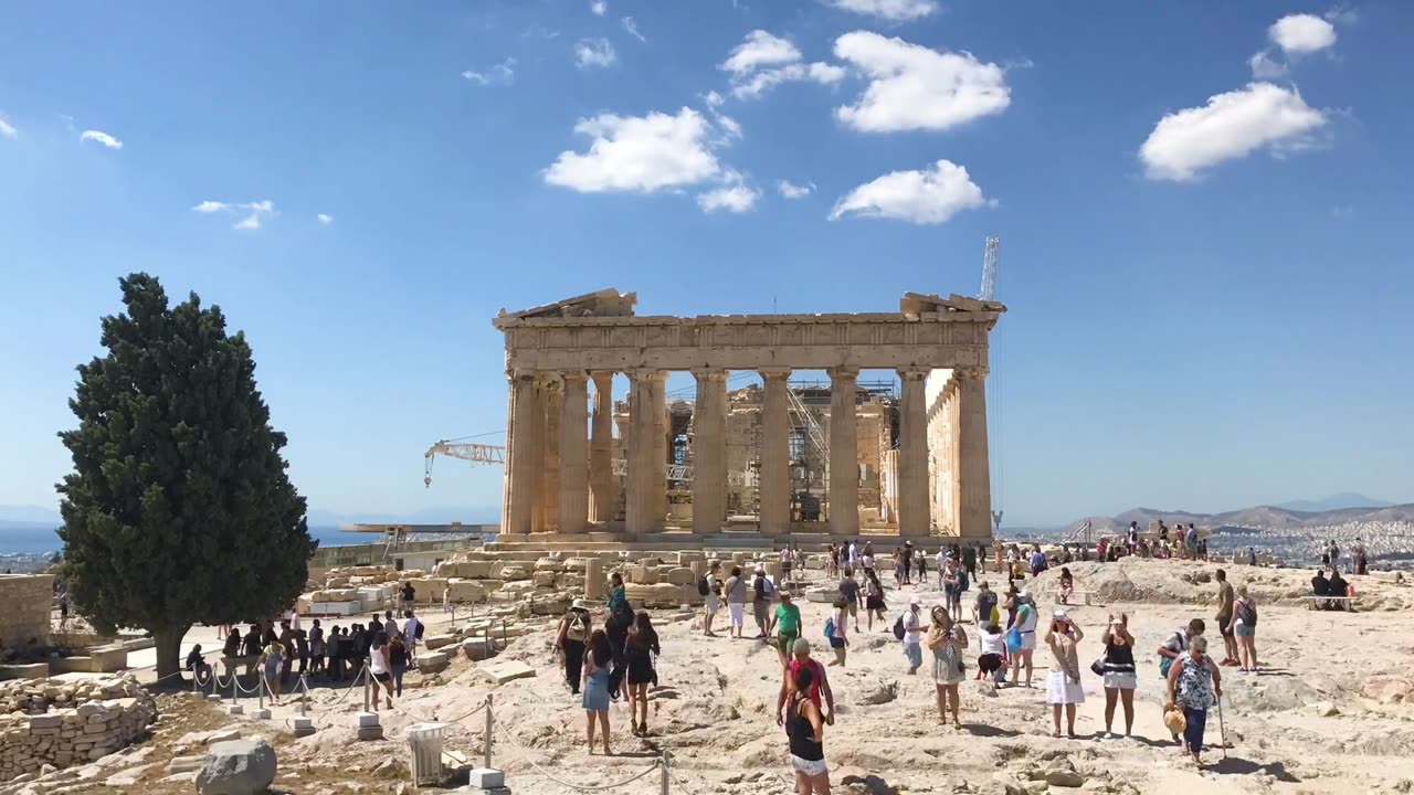 Greece is a very beautiful country. It has good artefacts and old history.