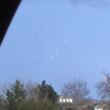SPACE BATTLE!!! UFOs Attack Each Other Above Las Vegas, Nevada!!!