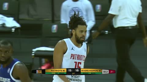 J Cole 1st Score Of His Pro Basketball Career