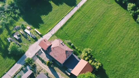 Drone view best shoot in jungle